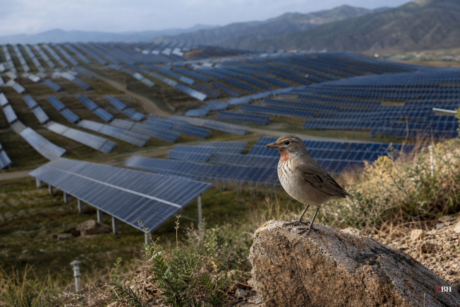Study Finds China's Solar Boom Cut Bird Diversity Across 2,344 Counties