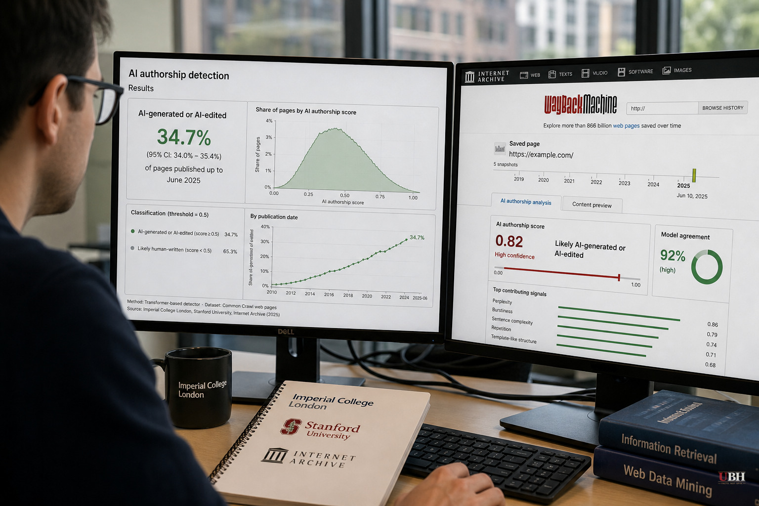 Study: More Than a Third of New Web Pages Now Show Signs of AI Authorship