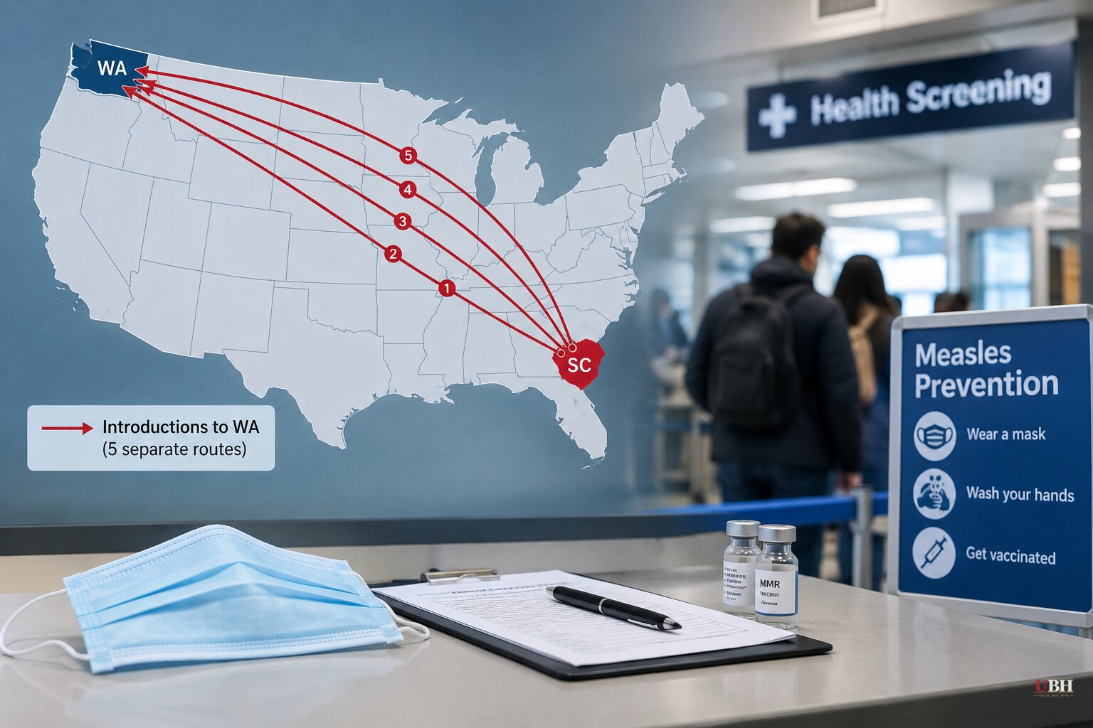 Study: South Carolina Measles Outbreak Reached Washington State Through Five Separate Introductions, 26 Cases