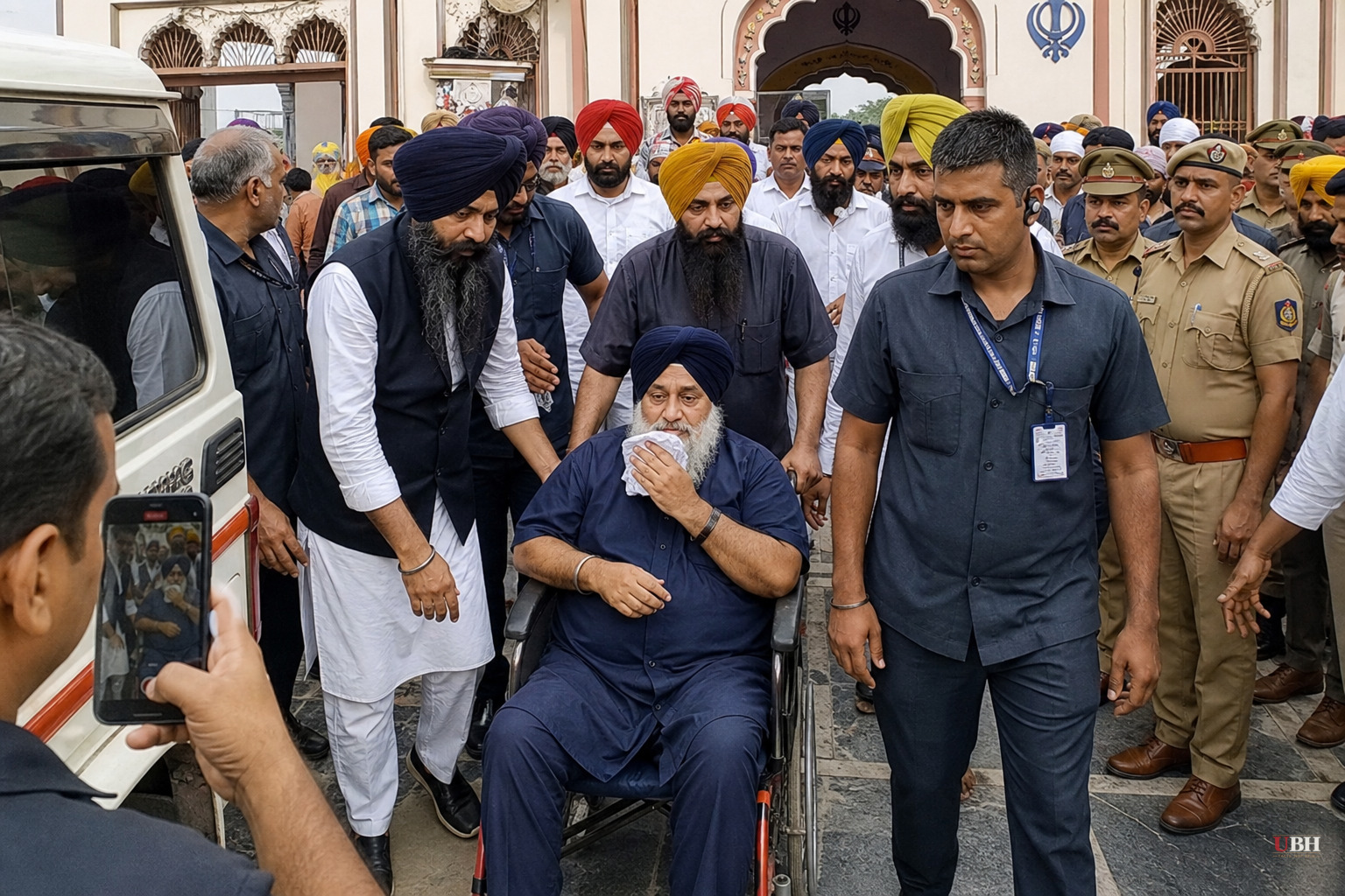 Sukhbir Badal Stabbed With Kirpan Inside Nanded Gurdwara, Second Attack in Two Years