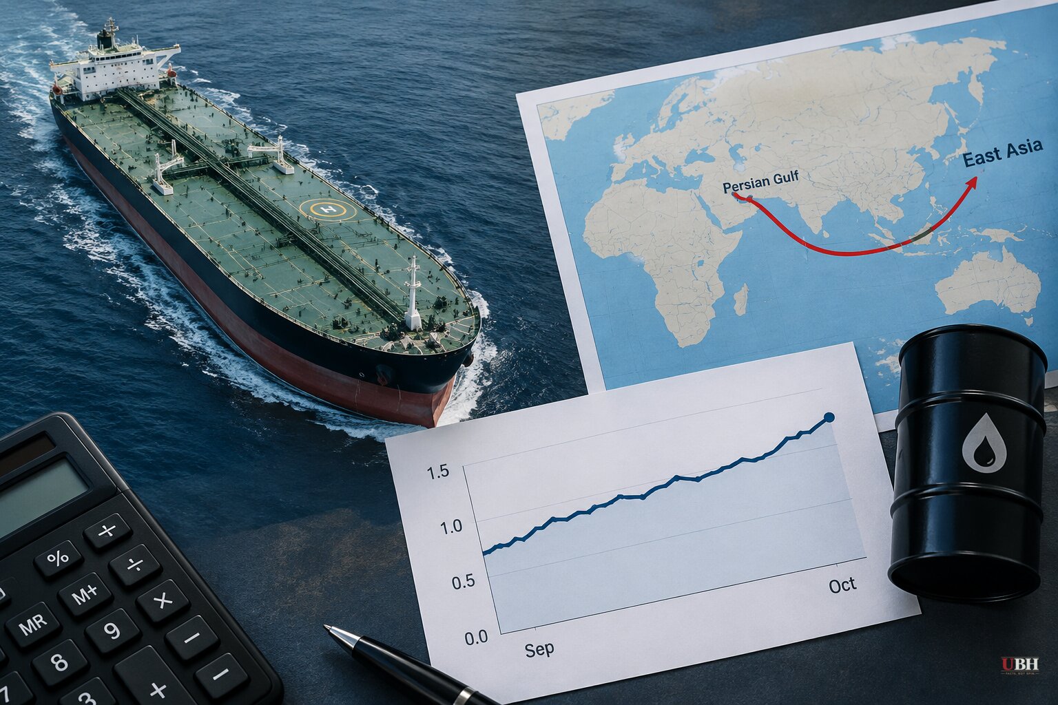 Supertanker Rates Top $1.4 Million a Day, Adding About $38 a Barrel to U.S. Crude Bound for Asia