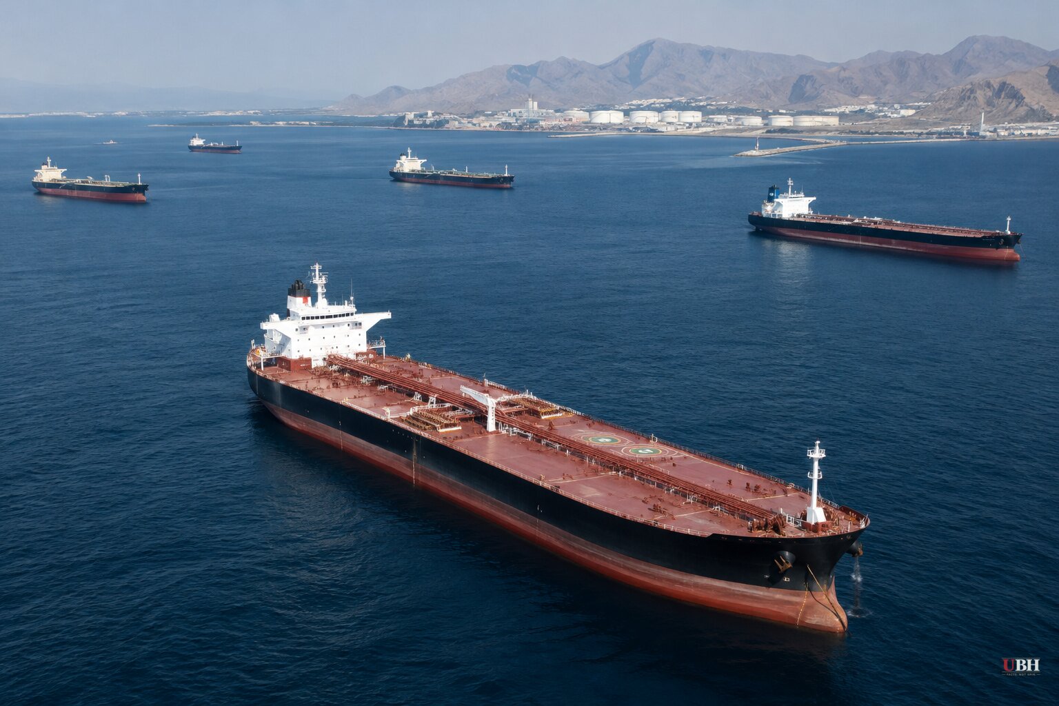 Supertankers Turn Away From Fujairah as Iranian Attacks Widen, and Gulf-to-Asia Freight Tops $1.4 Million a Day