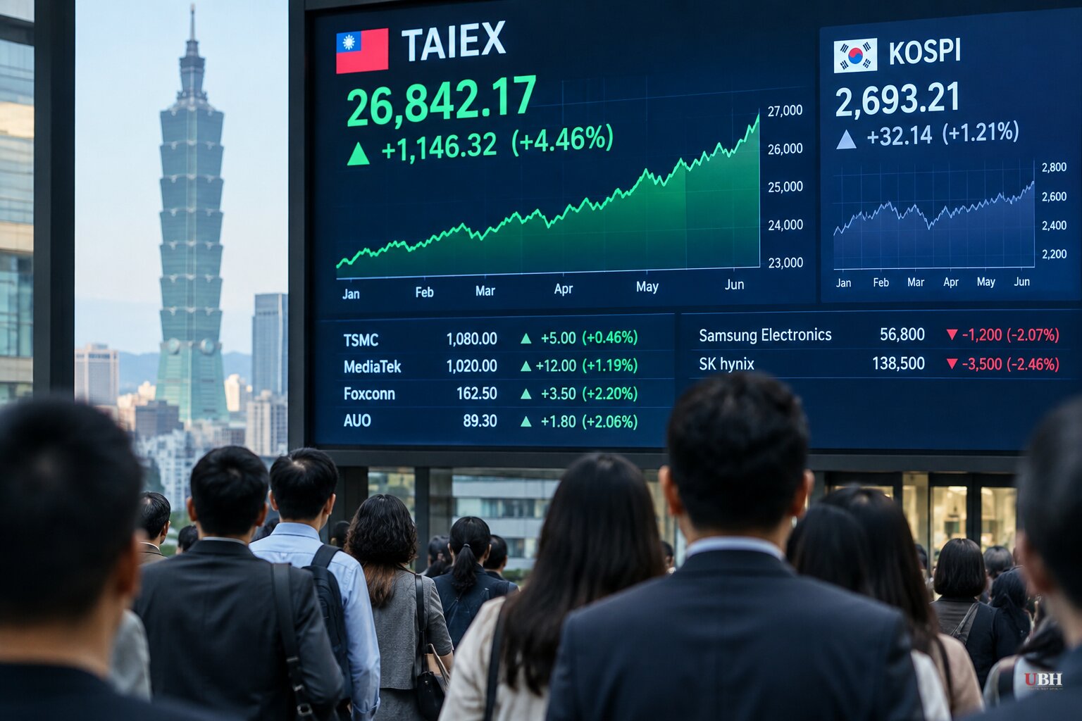 Taiwan Overtakes South Korea as World's Top-Performing Stock Market, Aided by Broader AI Supply Chain