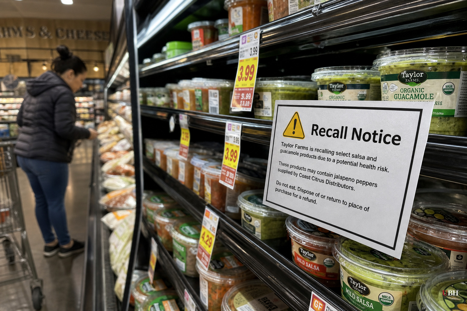 Taylor Farms Recalls Salsa and Guacamole Nationwide as Jalapeno Salmonella Outbreak Hits 345 People in 27 States