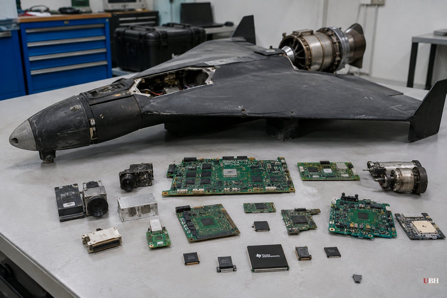 Teardown of Russia's New Geran-4 Attack Drone Finds Texas Instruments Chips, Chinese Engine, Taiwanese Camera