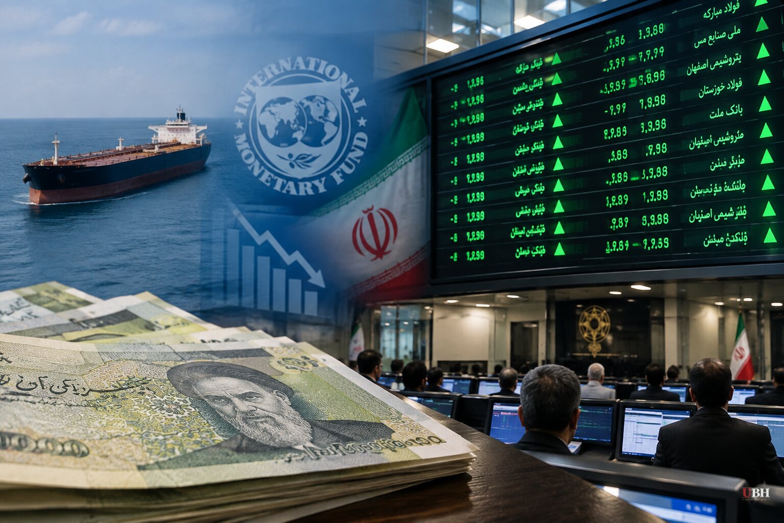 Tehran Stocks Keep Rising as IMF Projects 7.6% Contraction and Blockade Holds Iranian Oil Exports at Zero