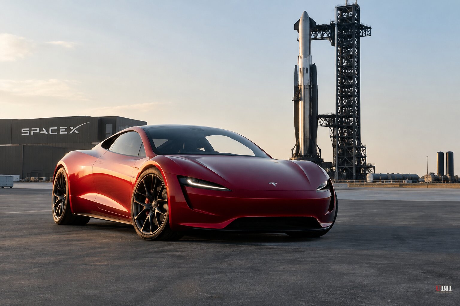 Tesla Shows Roadster With SpaceX Thrusters, Targets 2028 Production, Names No Price