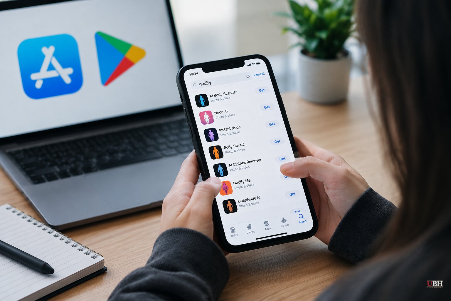 Test Accounts Posing as 13-Year-Olds Downloaded 135 Nudify Apps From Apple and Google Stores, Tech Transparency Project Says