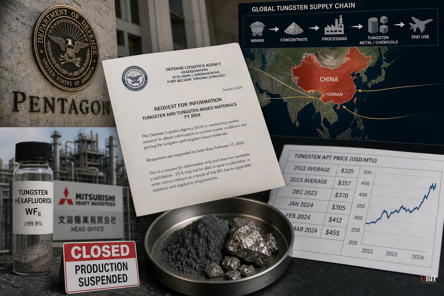 The Pentagon Can't Legally Buy the Tungsten It Needs, and China Controls Most of What's Left