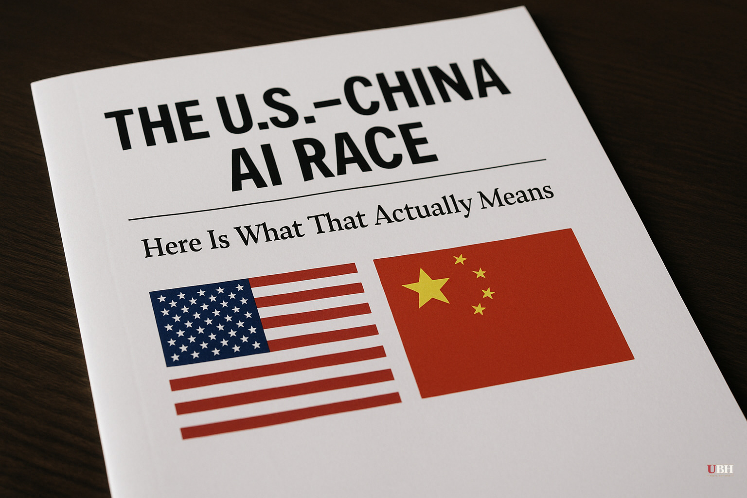 The U.S.-China AI Race Has No Finish Line. Here Is What That Actually Means.