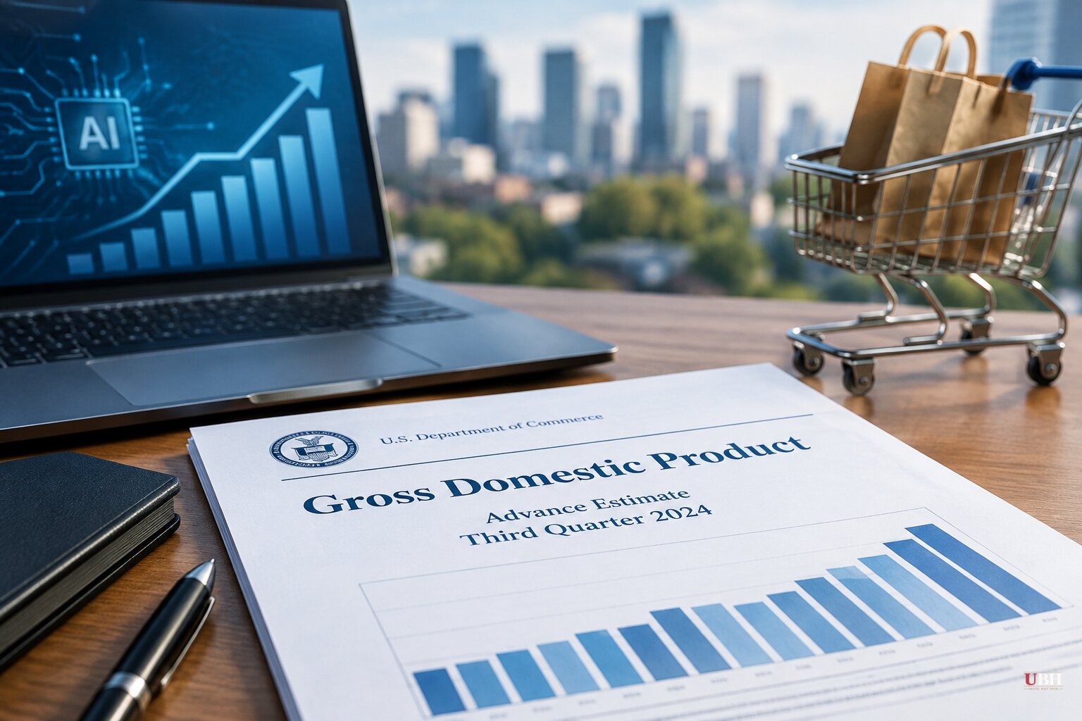 Third-Quarter GDP Report Due Today: Economists Expect 3.2% Growth on AI Spending and Consumers