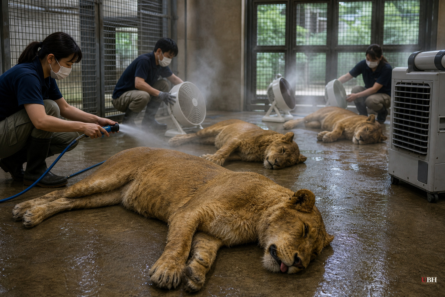 Three Lions Die at Tokyo Zoo From Heat Stress as Japan's Record Summer Kills Animals and Sickens Thousands
