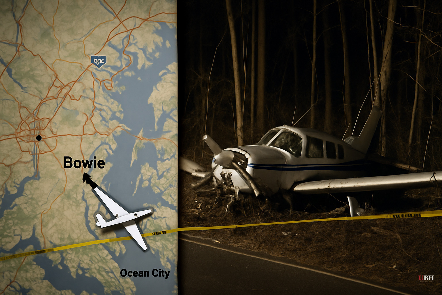 Three Men Dead After Piper Cherokee Crashes Near Bowie, Maryland Playground on Saturday Night