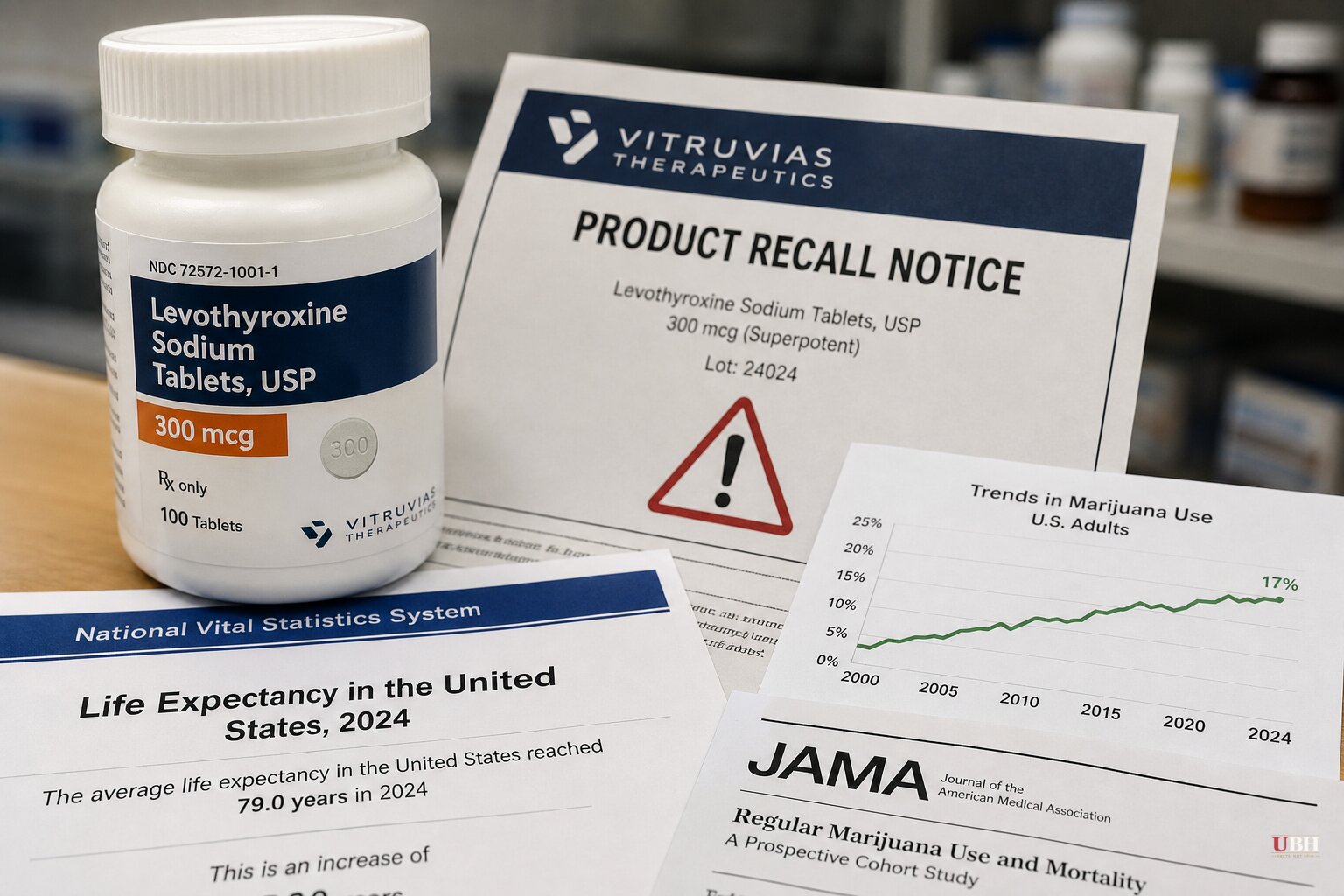 Thyroid Drug Recalled, Life Expectancy Hits Record, Marijuana Use Ties Record High: Your Tuesday Health Roundup