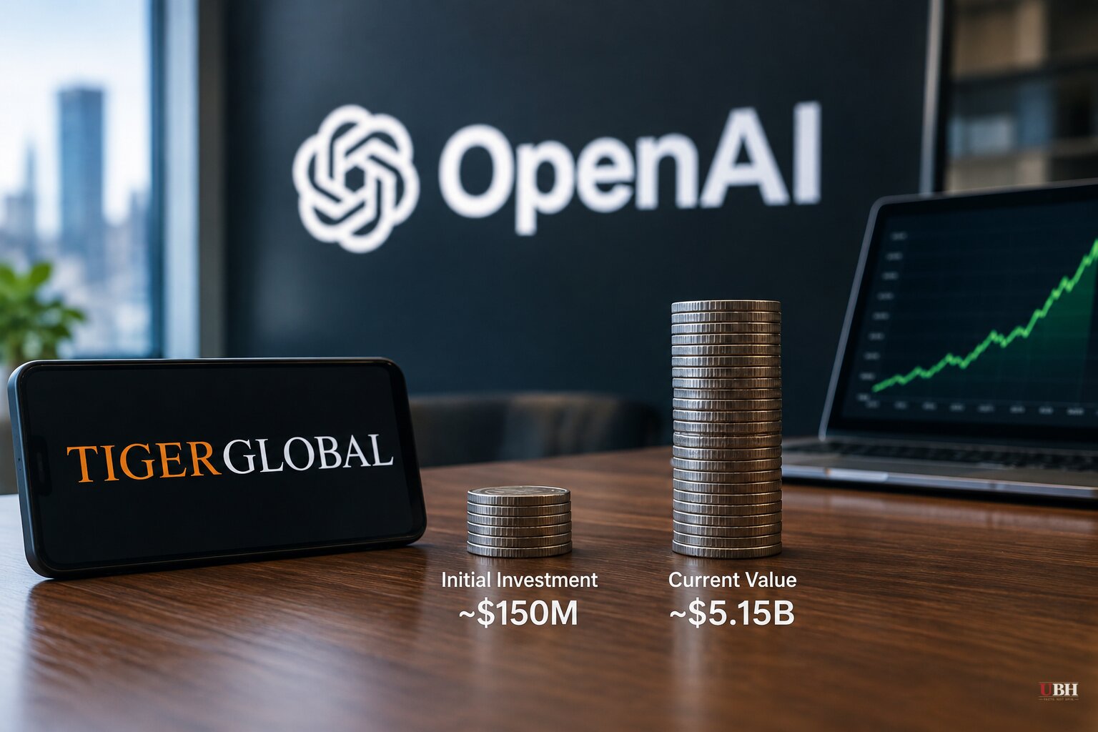Tiger Global's OpenAI Stake Is Sitting on a $5 Billion Paper Profit, People Familiar Say