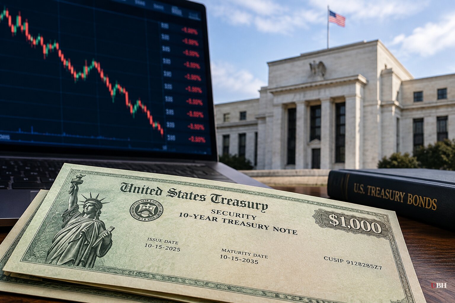 Treasuries Rally Despite Hot Inflation Report as AI Stocks Sell Off, 10-Year Yield Falls to 5.105%