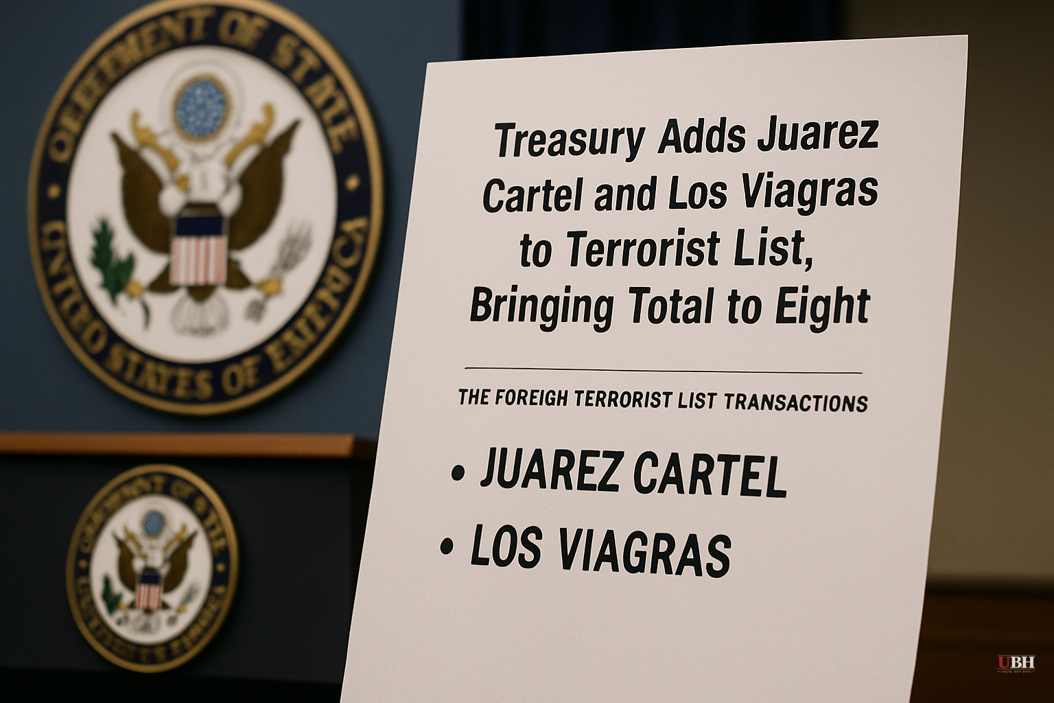 Treasury Adds Juarez Cartel and Los Viagras to Terrorist List, Bringing Total to Eight