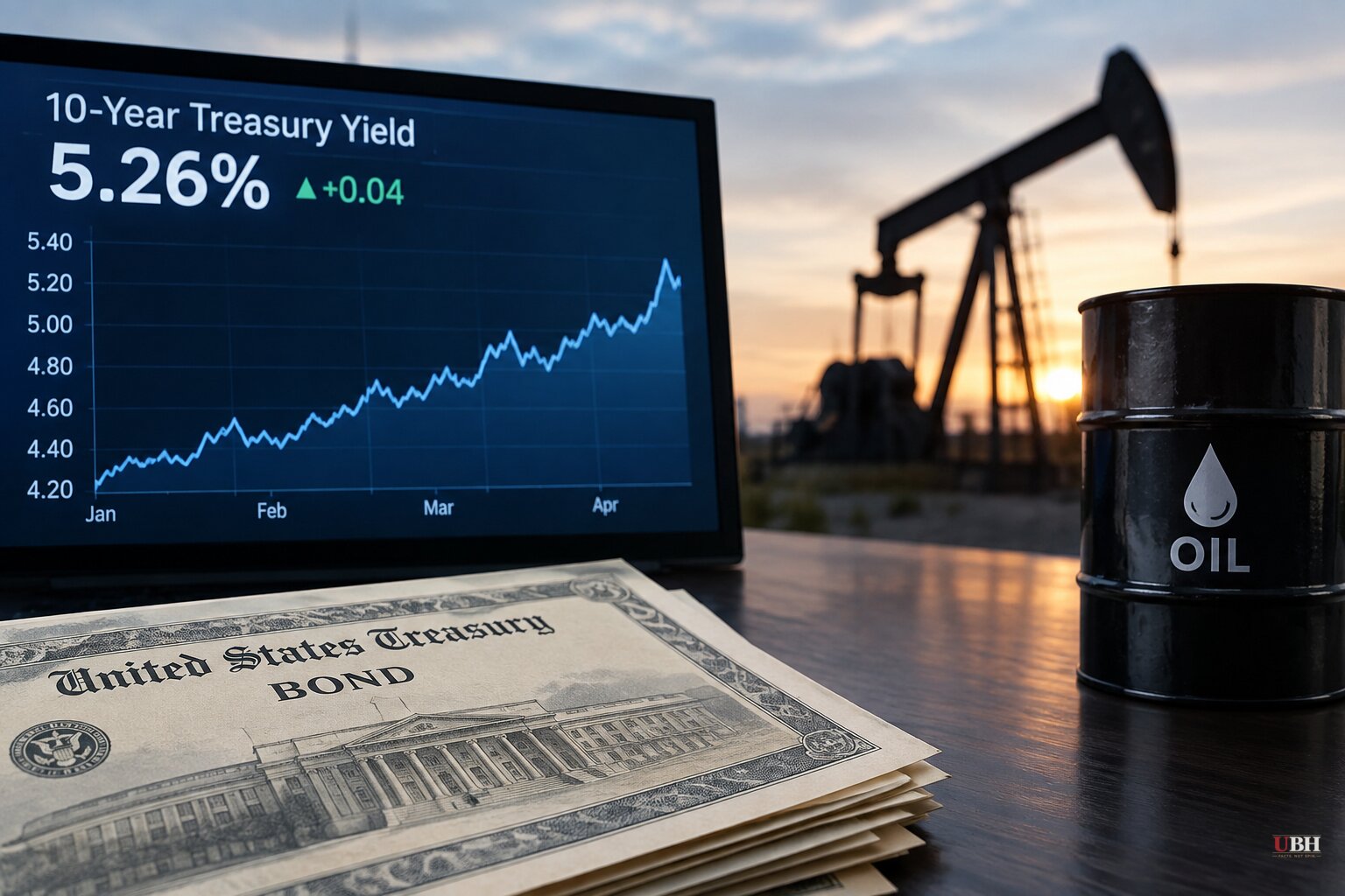 Treasury Yields Hit 2002 Highs, Oil Nears $100 as Worst Bond Quarter Since 1994 Shakes Markets