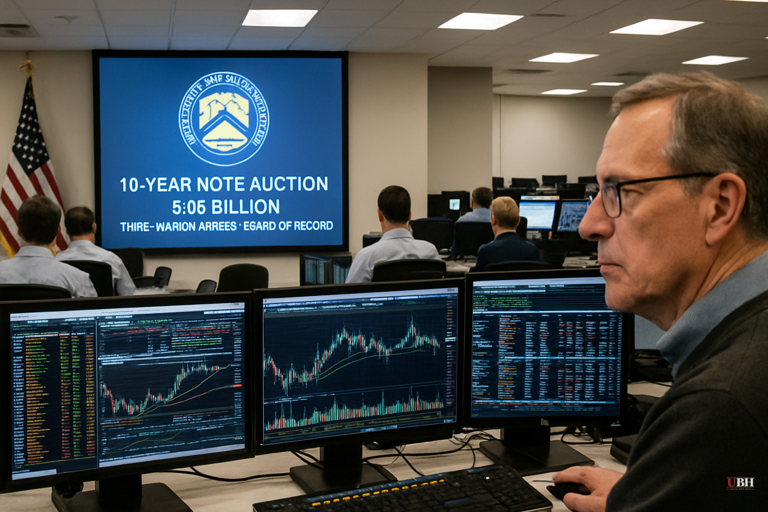 Treasury's $39 Billion 10-Year Note Auction Draws Third-Highest Foreign Demand on Record