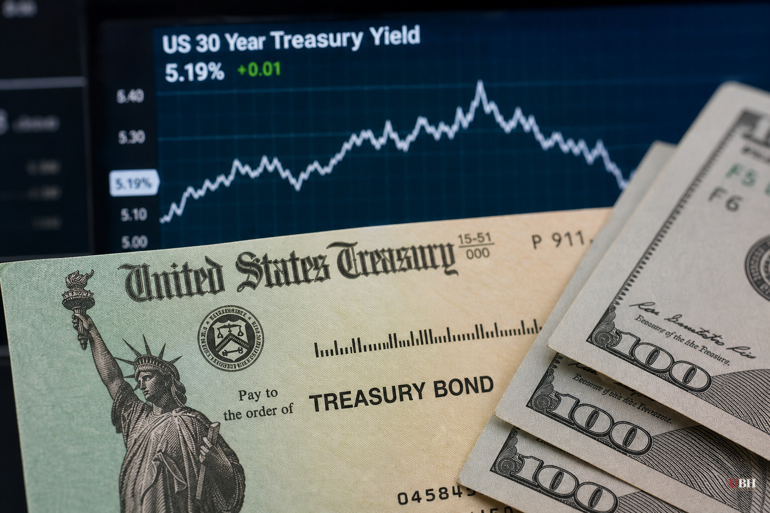 Treasury's Doubled Buyback Cools 30-Year Yield to 5.19%, But Foreign Demand Keeps Sliding