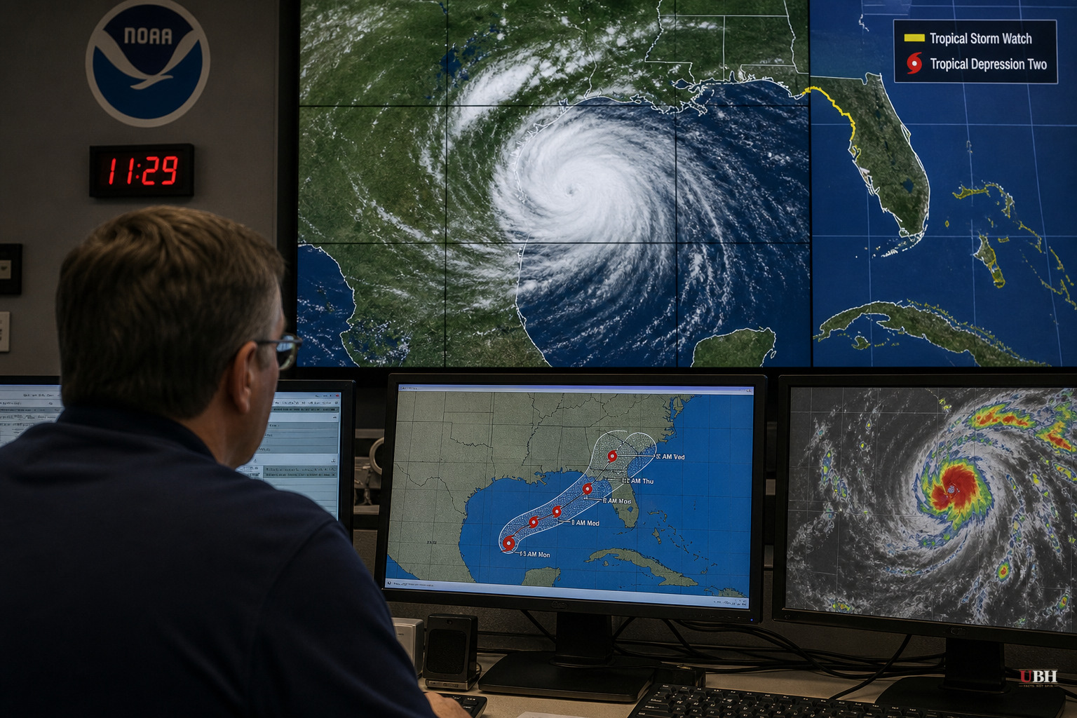 Tropical Depression Two Forms in Gulf, Tropical Storm Watch Issued for Florida Panhandle