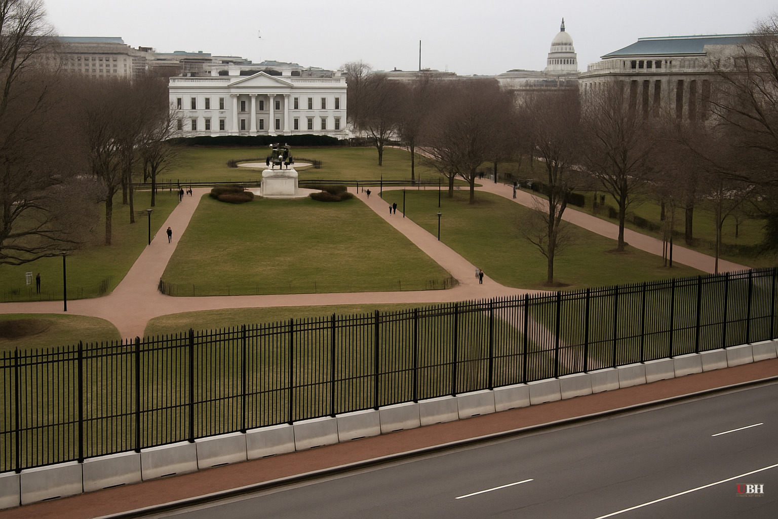 Trump Administration Proposes Permanent Fence Around Lafayette Park, Citing Security