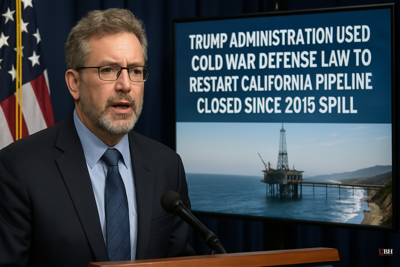 Trump Administration Used Cold War Defense Law to Restart California Pipeline Closed Since 2015 Spill