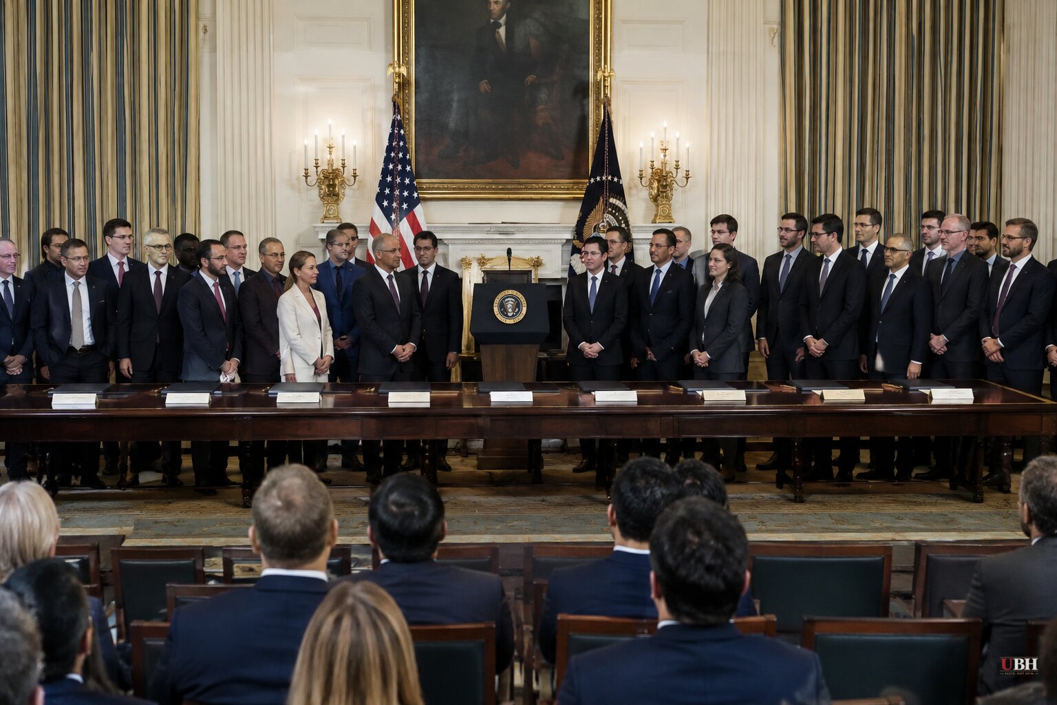 Trump and 31 Tech Leaders Sign Voluntary AI Accord With No Legal Enforcement Mechanism