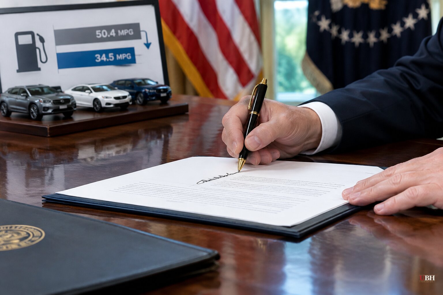 Trump Approves New Fuel Economy Rule, Cutting Fleet Target to 34.5 MPG by 2031