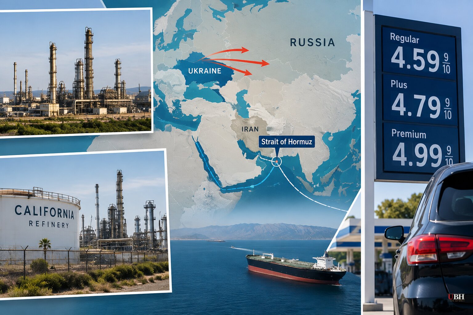 Trump Blames Ukraine Strikes and Blue-State Refineries for Gas Price Surge, Not the Iran War