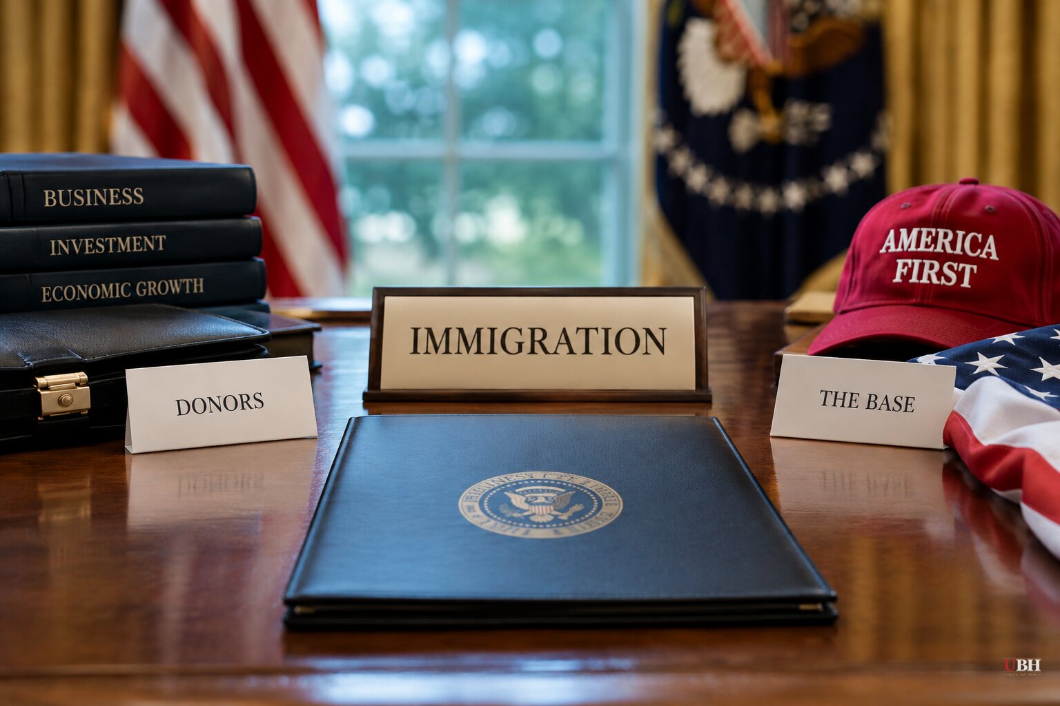 Trump Calls Immigration Policy 'the Hardest Job' He's Had, Squeezed Between Business Donors and His Base