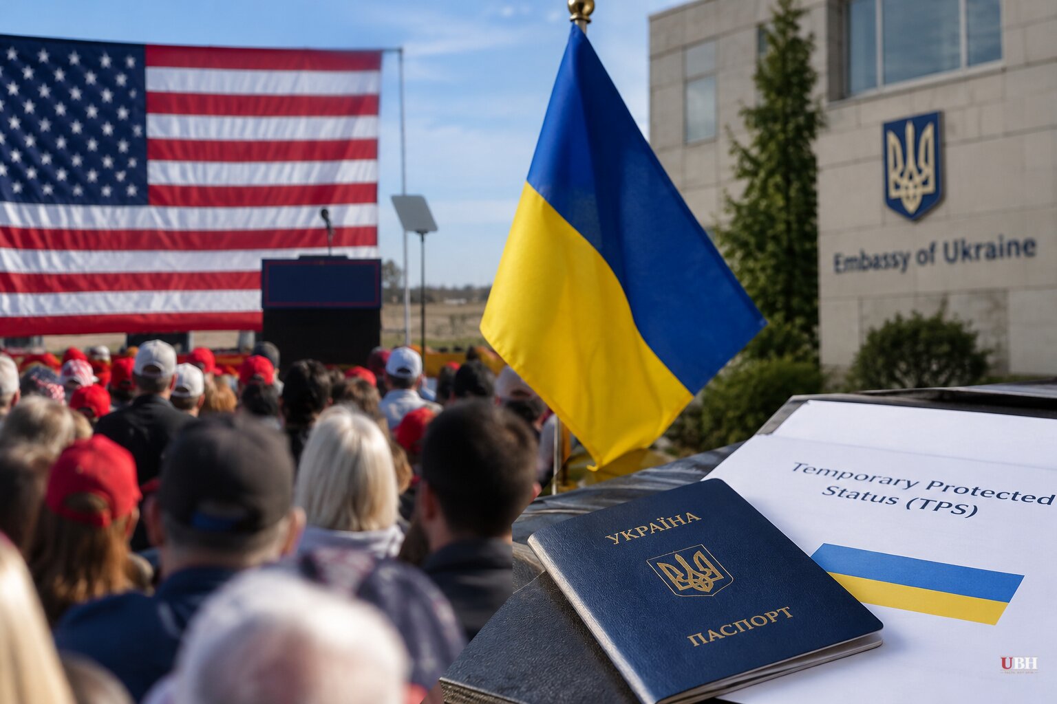Trump Cites France at Kansas Rally While Ukrainian Embassy Expects DHS to Extend TPS for 100,000 Ukrainians