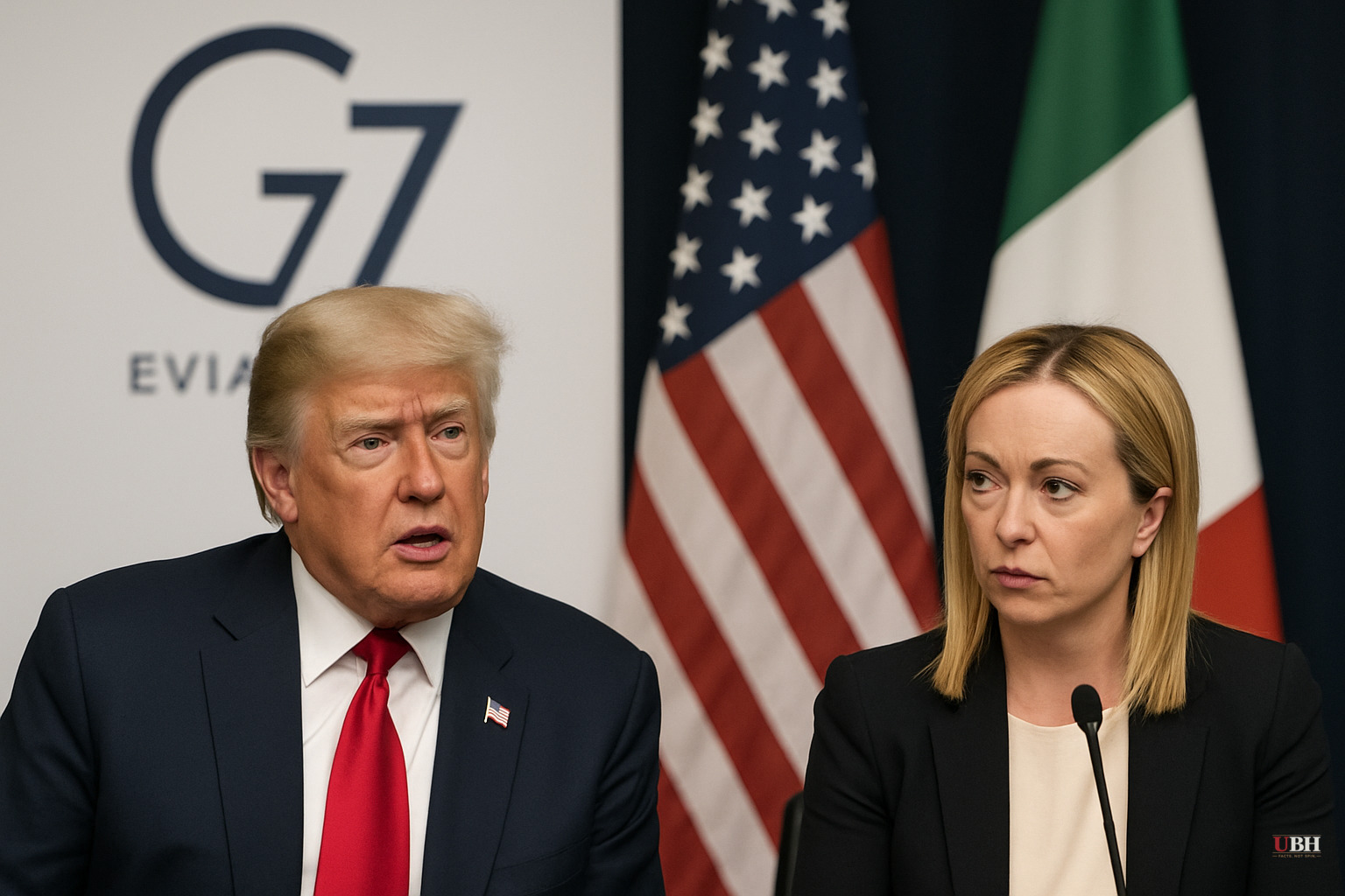 Trump Claimed Meloni Begged for a Photo at the G7. She Called It Fabricated. Italy's Foreign Minister Cancelled His U.S. Trip.