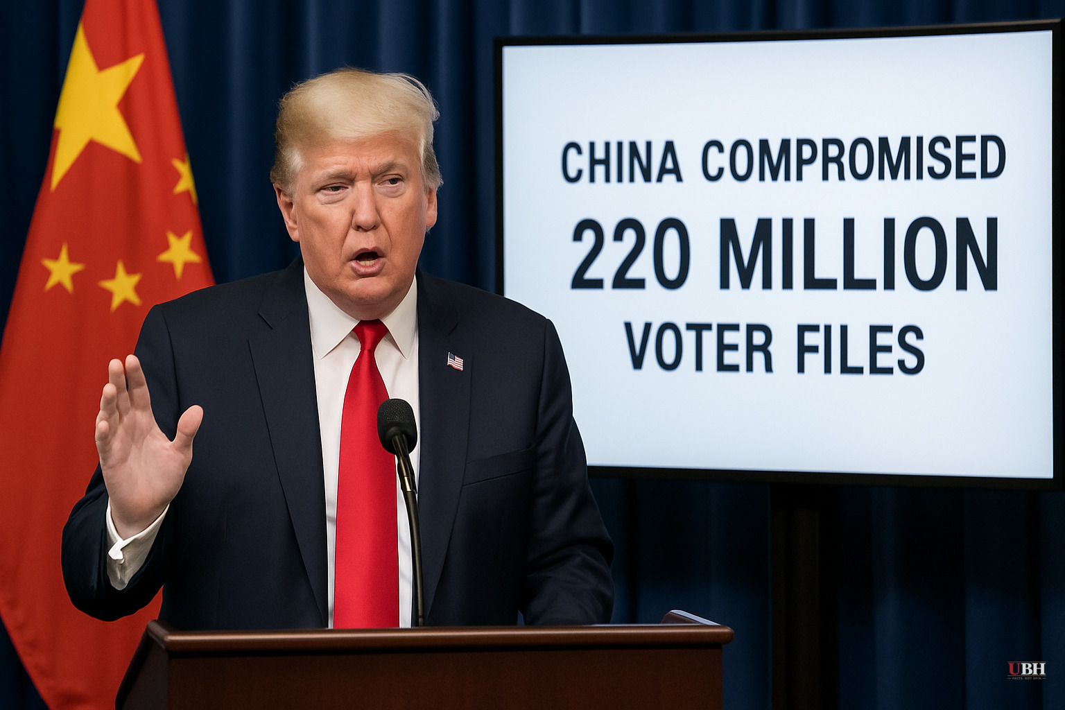 Trump Claims China Compromised 220 Million Voter Files, Cites No New Evidence of Vote Manipulation