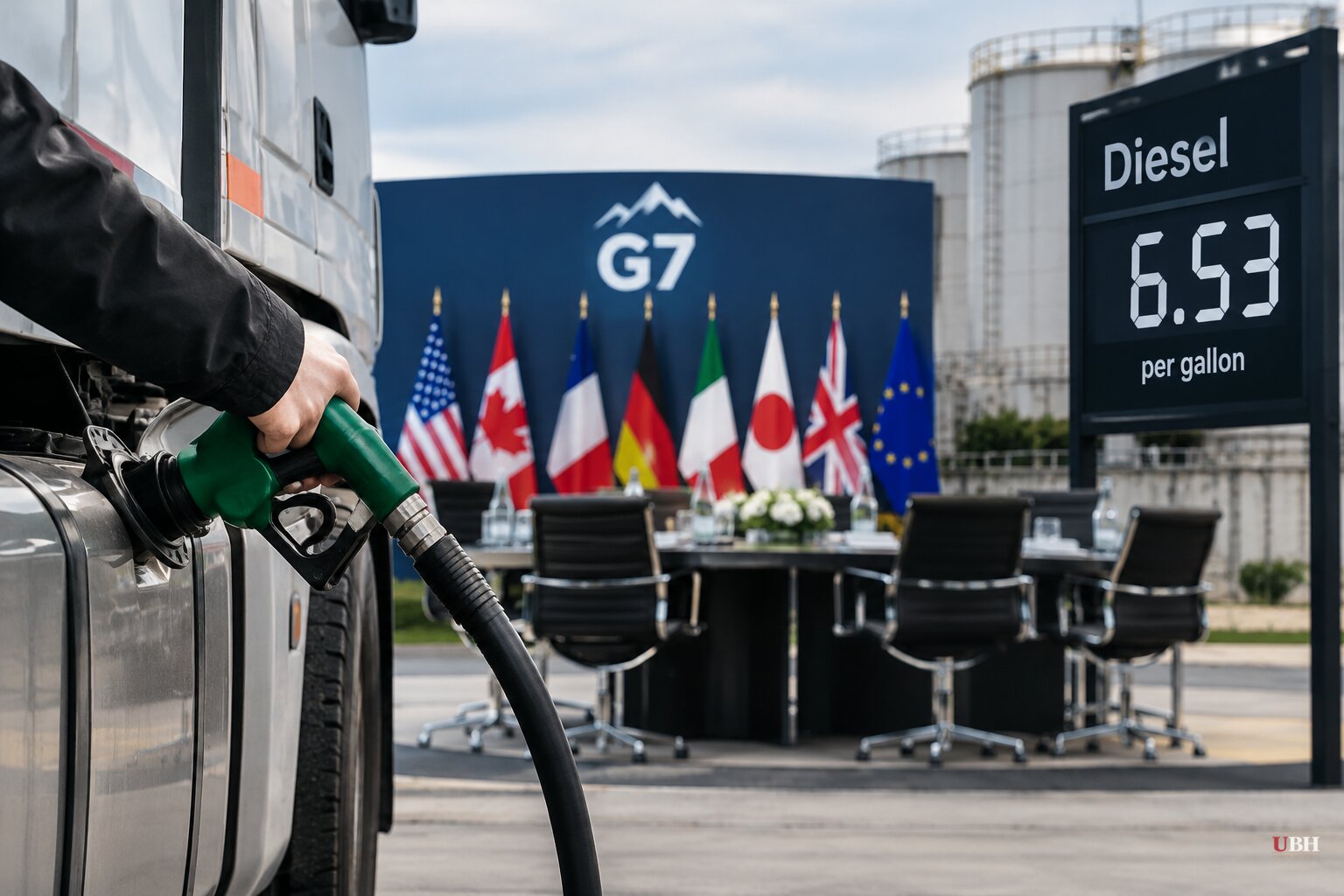 Trump Drops Diesel Export Ban After G7 Reserve Deal as Prices Stay Near Record $6.50