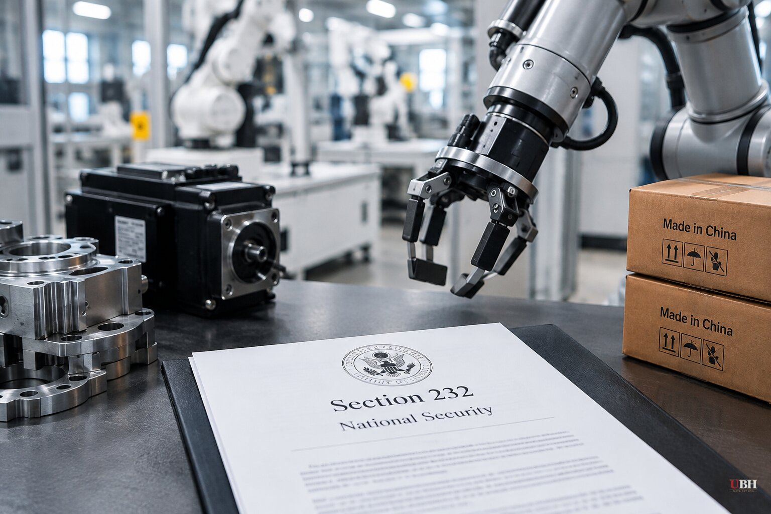 Trump Finds Robotics Imports a National Security Threat, Orders Trade Talks and Holds Tariffs in Reserve