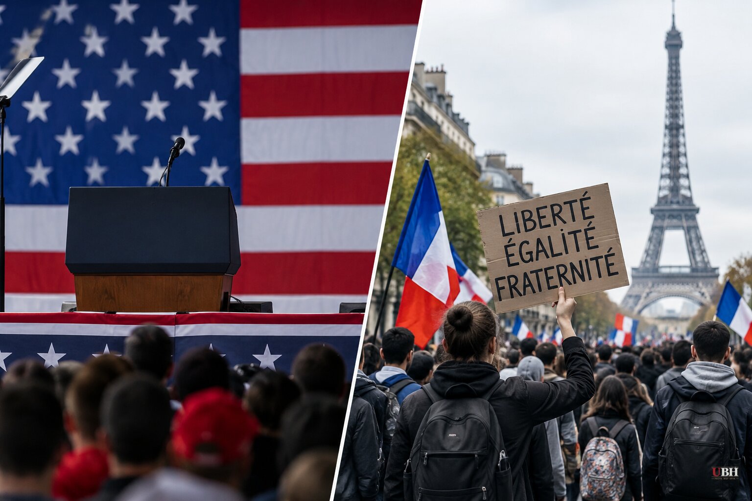 Trump Jokes About Joining French 'Revolution' at Georgia Rally, Vance Blames Immigration for Riots