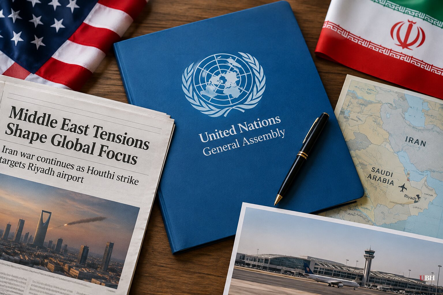 Trump Opens UN Speech Today as Iran War Enters Its Seventh Month and Houthis Hit Riyadh's Airport