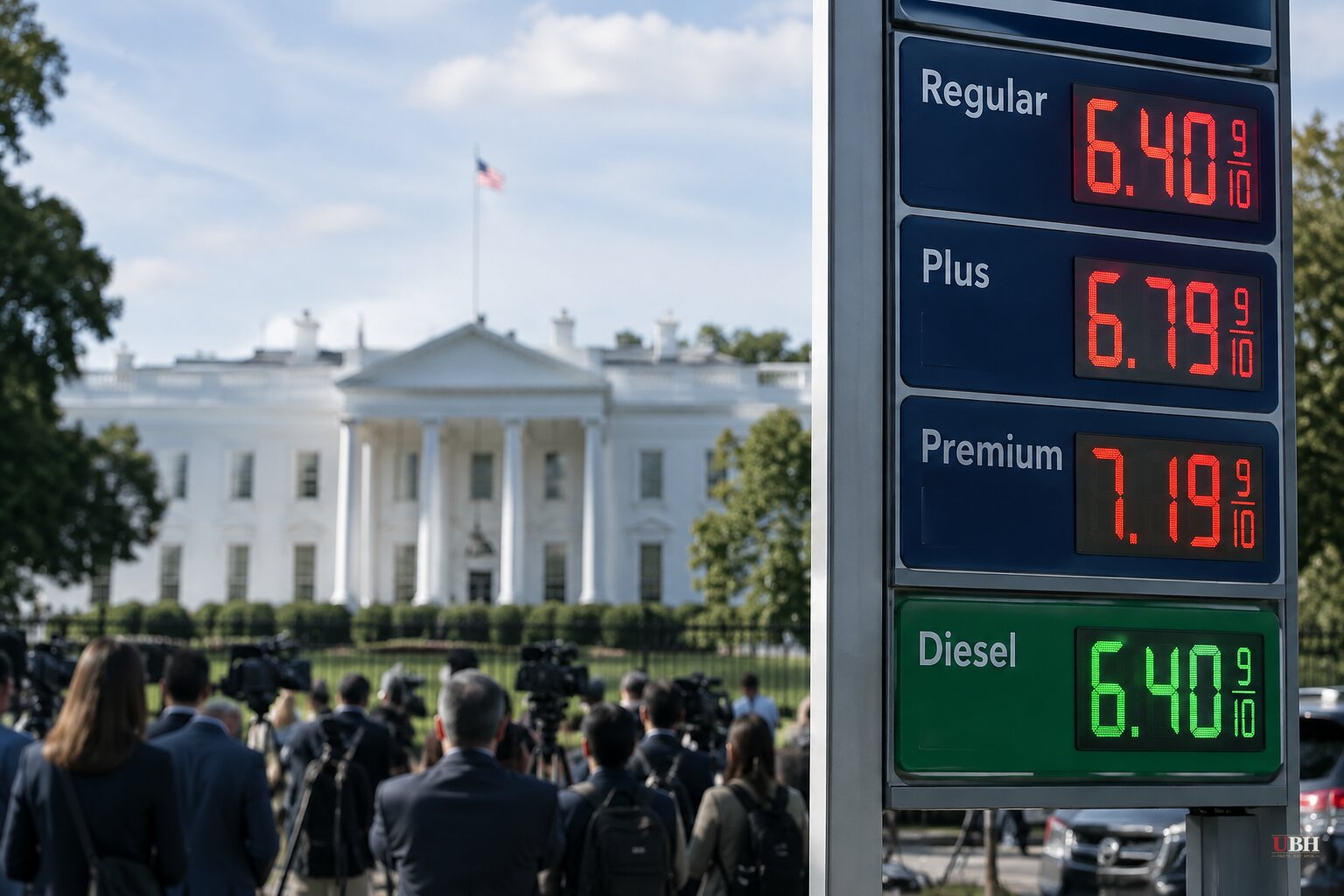 Trump Says Gas and Diesel Prices Won't Drop Until After Midterms as Diesel Hits Record $6.40 a Gallon