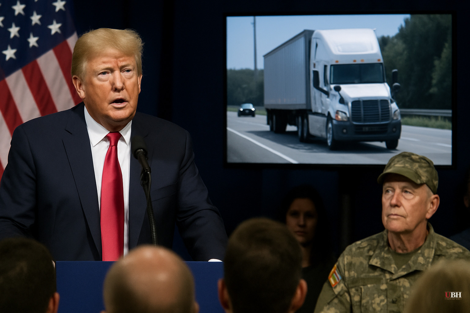 Trump Says Veterans Will Replace Undocumented Truck Drivers, Offers No Timeline
