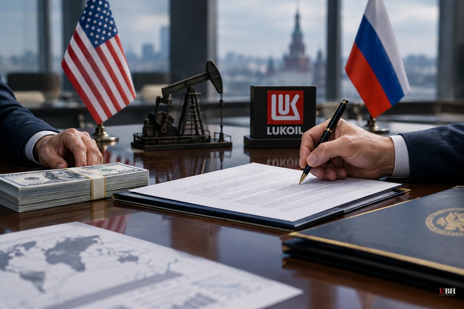 Trump Team's Russia Dealmaking Deepens as Lukoil Sale and Secret Sanctions Plan Surface Amid Unresolved Ukraine Fighting