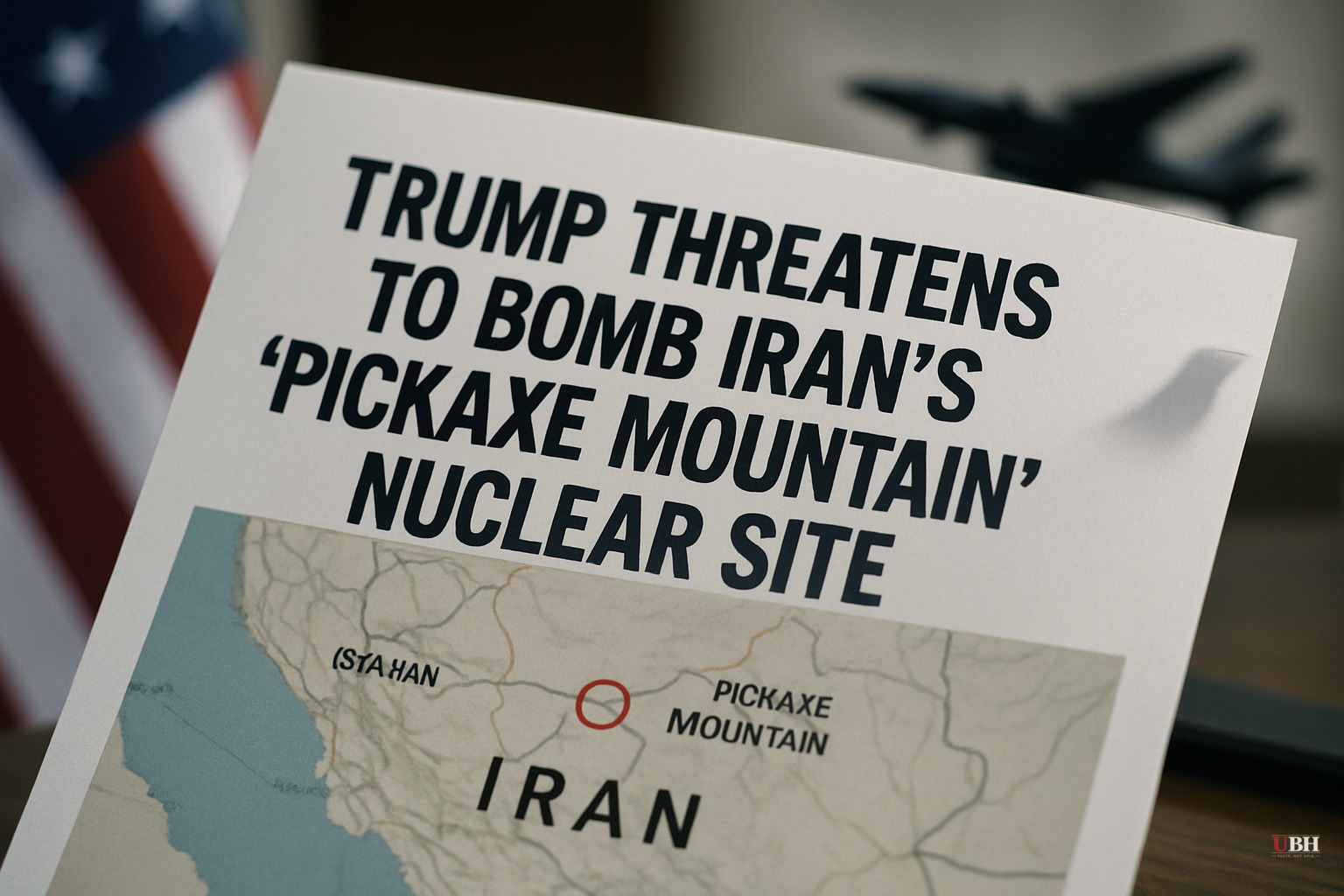 Trump Threatens to Bomb Iran's 'Pickaxe Mountain' Nuclear Site as Blockade Casualties Climb