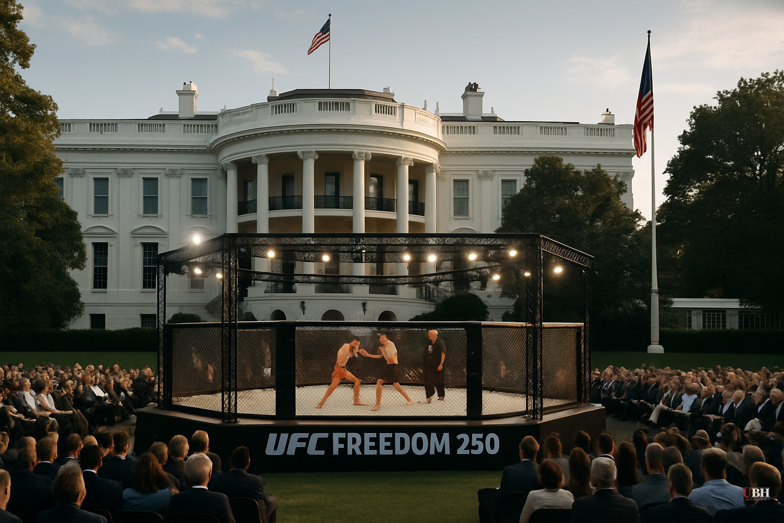 Trump Turns 80 With UFC Cage Fights on the White House South Lawn, Setting Up a Night No President Has Attempted Before