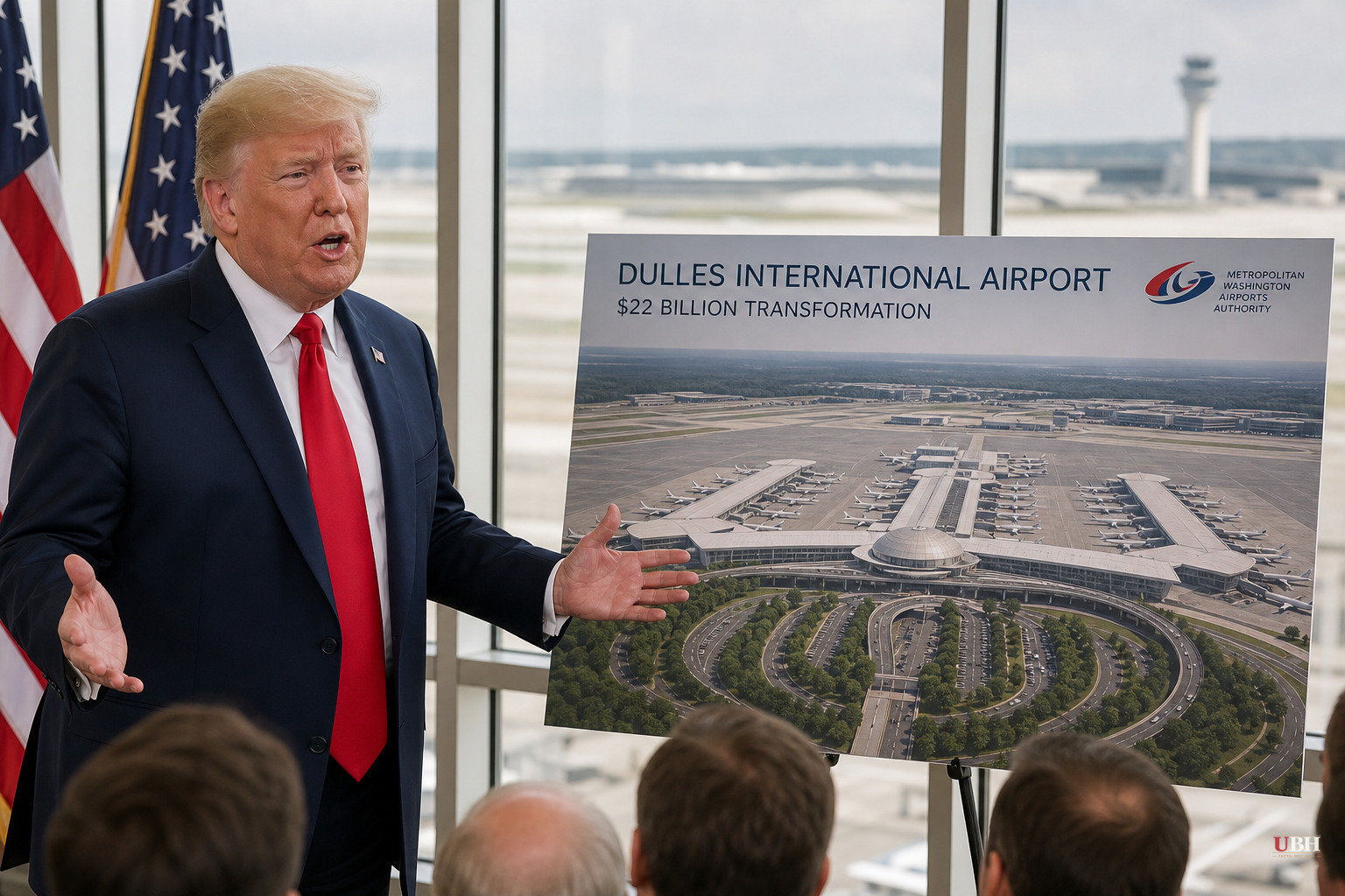Trump Unveils $22 Billion Dulles Overhaul, Ending the 'People Movers' for Good