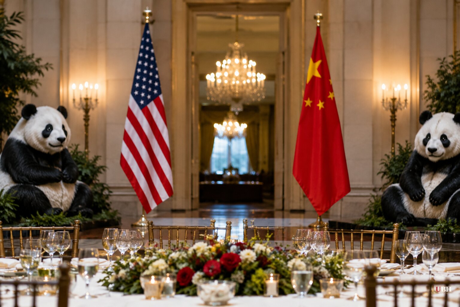 Trump-Xi State Dinner Ends With Pandas and a Ballroom Tour, But No Deal on Trade, AI, or Taiwan