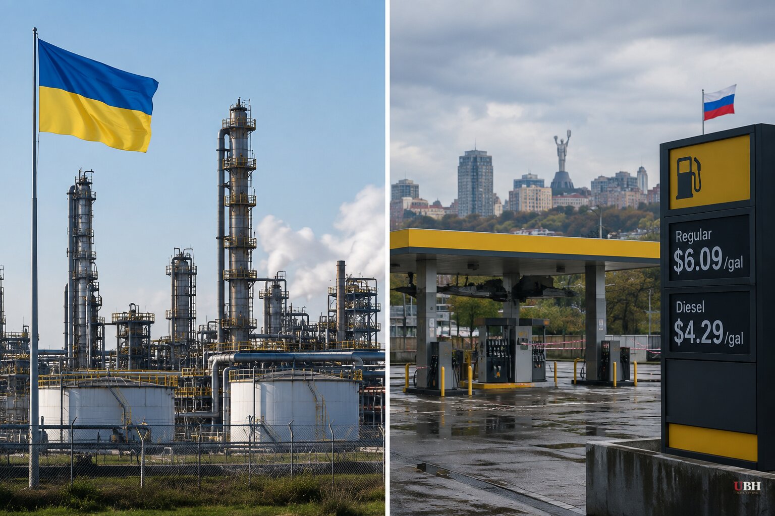 Trump's Claimed Energy Truce Falls Apart Within Hours as Ukraine Hits Russian Refinery, Russia Strikes Kyiv Gas Stations