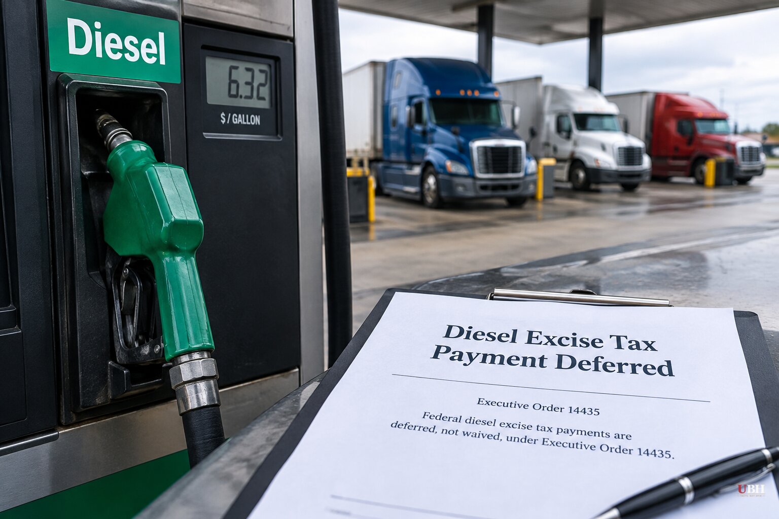 Trump's Diesel Order Defers the Federal Tax Instead of Cutting It, and States Warn Drivers They May Owe Later