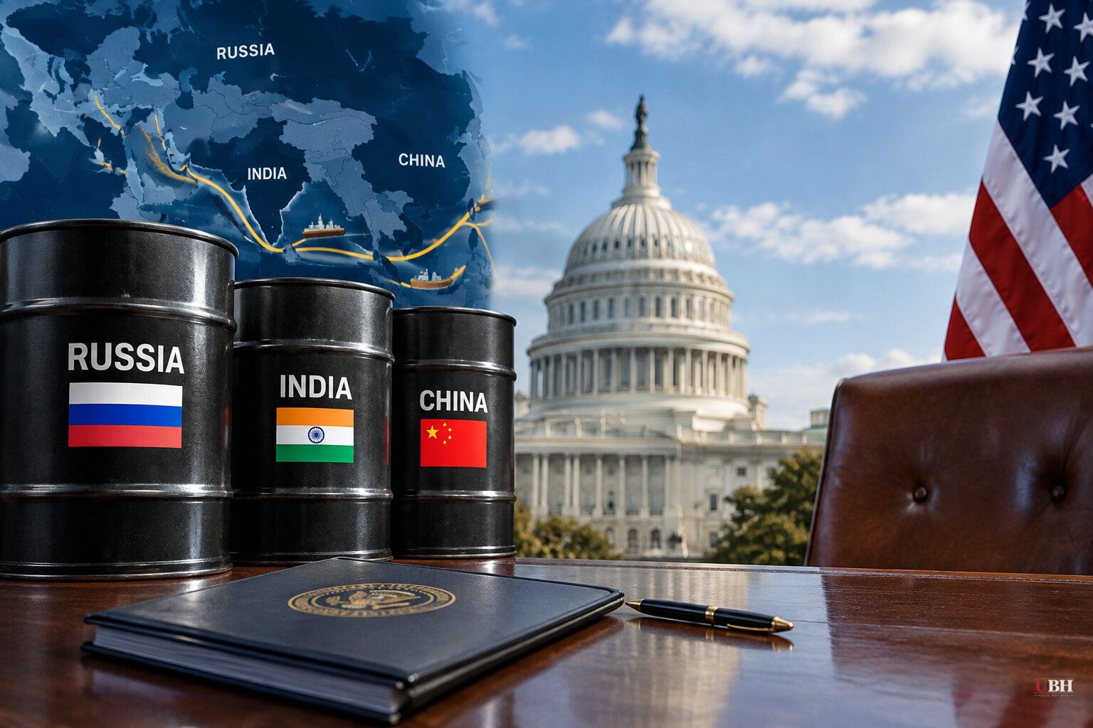 Trump's New Russia Sanctions Law Puts India and China on the Clock for 100% Oil Tariffs
