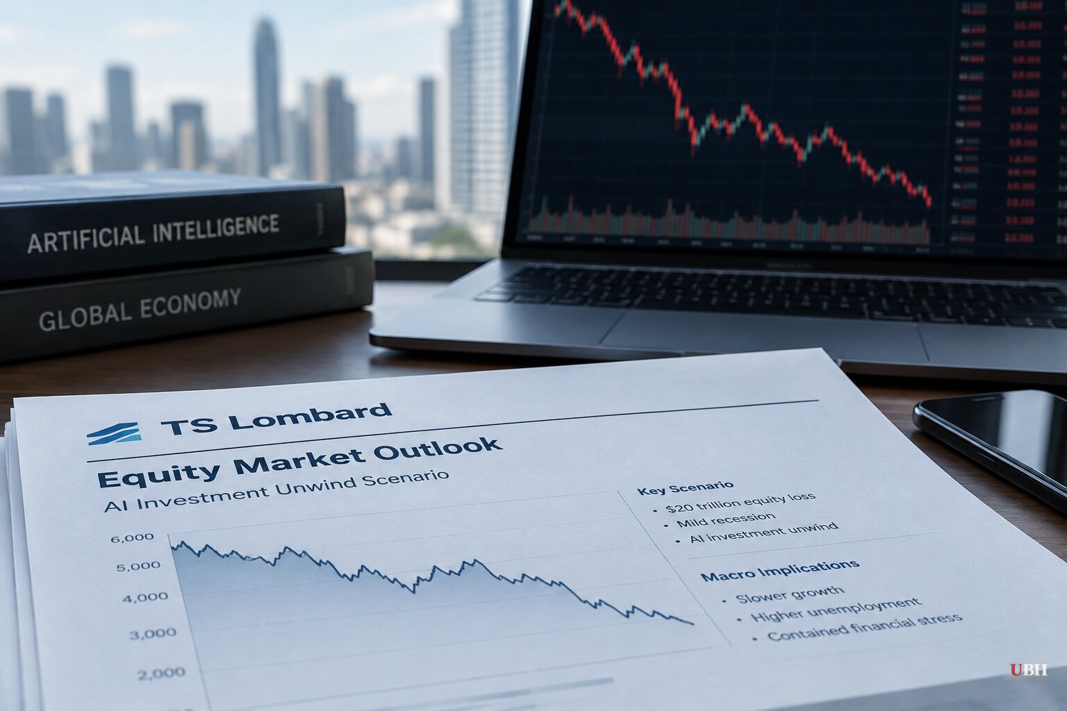 TS Lombard Models $20 Trillion Equity Loss in an AI Bust, With Only a Mild Recession