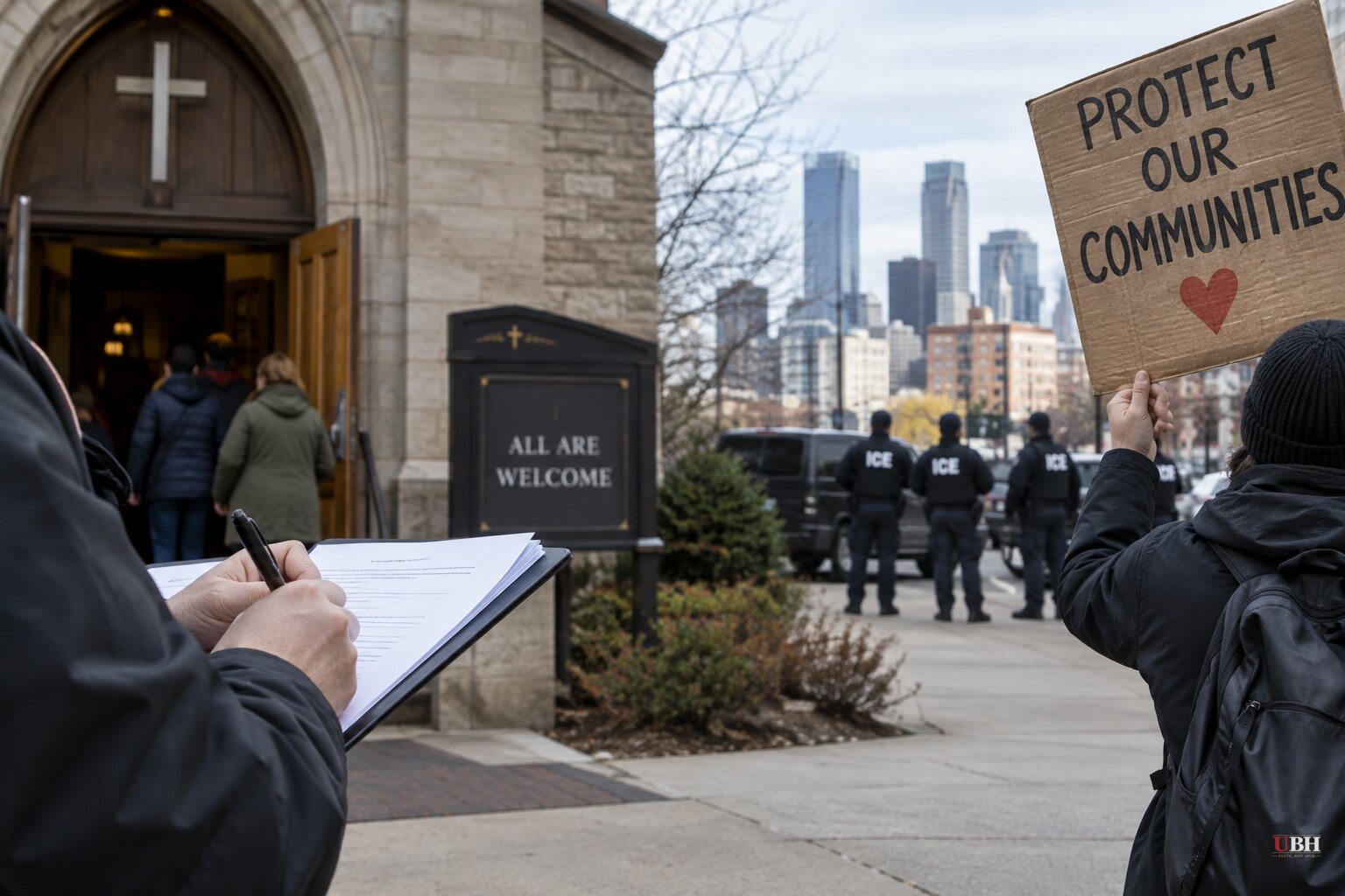 Twin Cities Churches Split Into Opposing Legal Battles Over ICE Surveillance and Protest Conduct